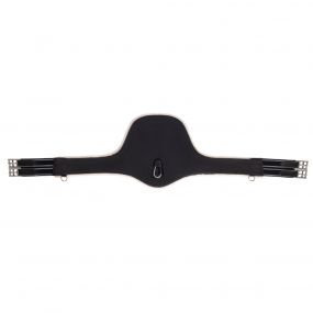 Belly guard girth with removable fur Black 140