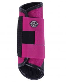 Eventing boots hind leg technical Fuchsia XL