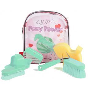 Pony Power grooming backpack Ice green