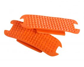 Stirrup pads Color Orange 12cm