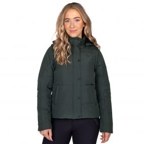 Winterjacket Rayah with detachable sleeves Jungle green 48